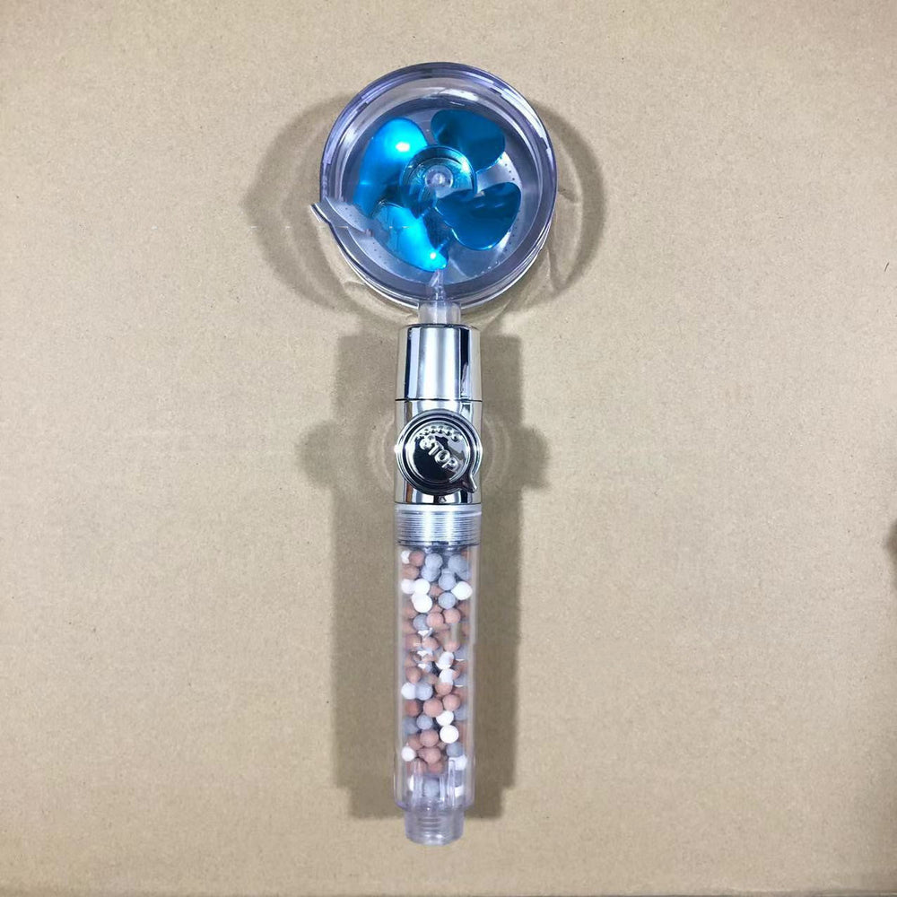 Household Turbine Tricolor Filter Ball Supercharged Shower EX-STOCK Canada