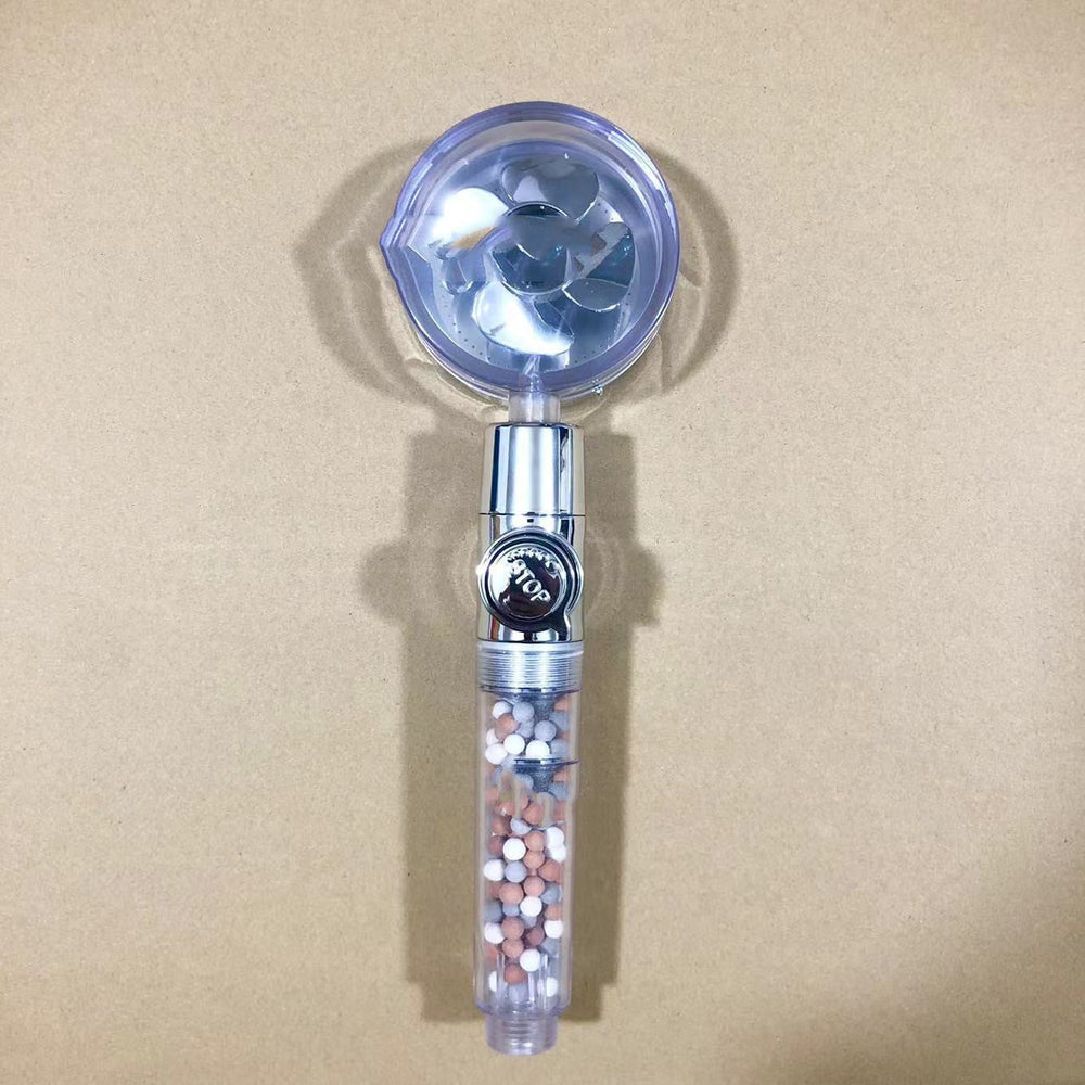 Household Turbine Tricolor Filter Ball Supercharged Shower EX-STOCK Canada