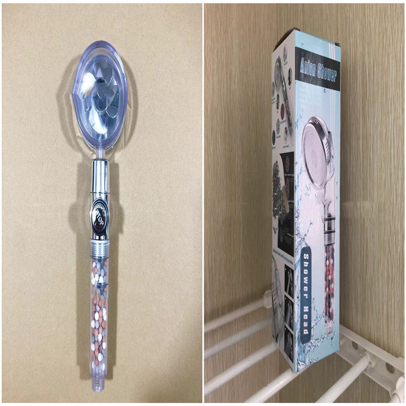 Household Turbine Tricolor Filter Ball Supercharged Shower EX-STOCK Canada