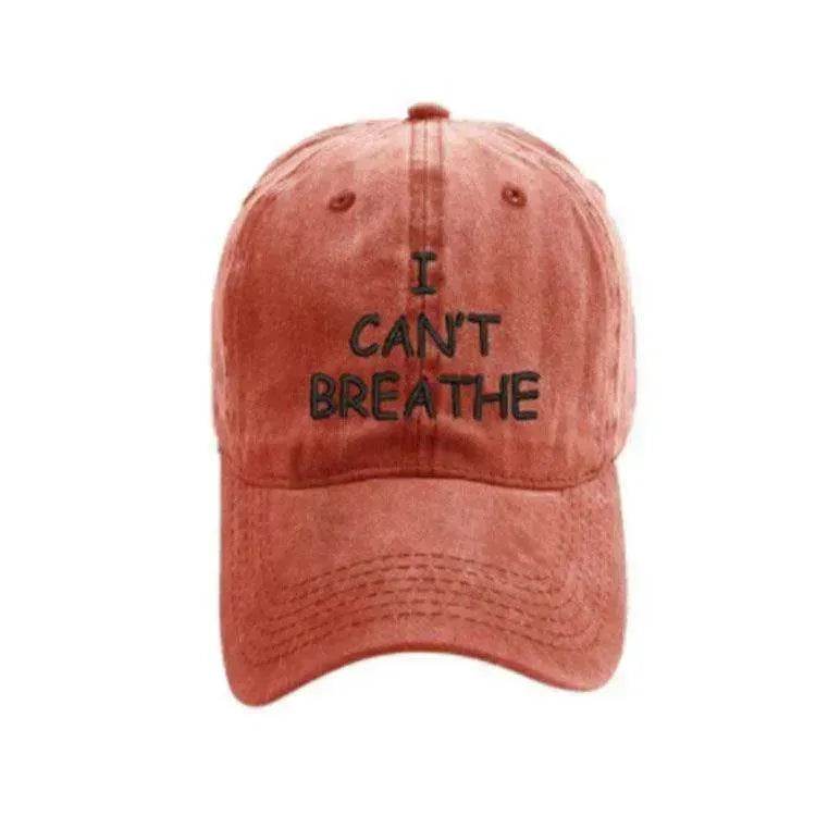 I can't breathe embroidered baseball caps - EX-STOCK Canada