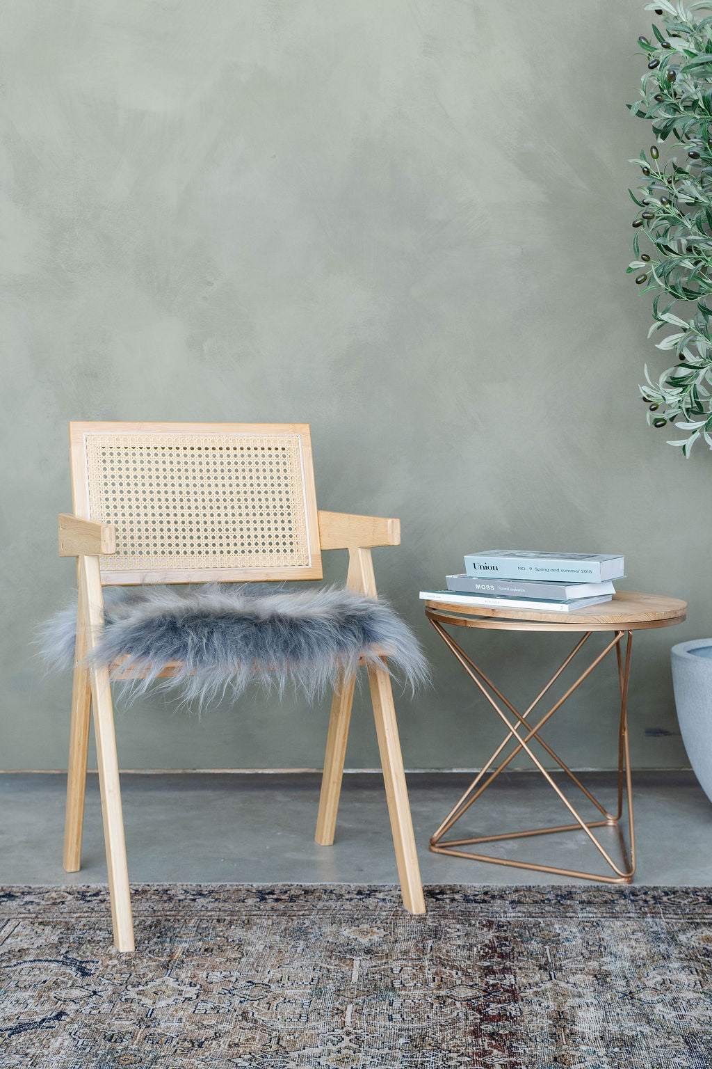 Silver Icelandic Sheepskin Chair Pad
