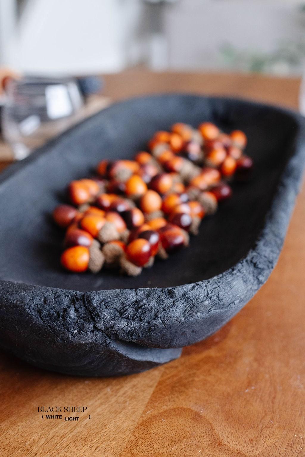 Burnt Teak Oval Vessel EX-STOCK Canada