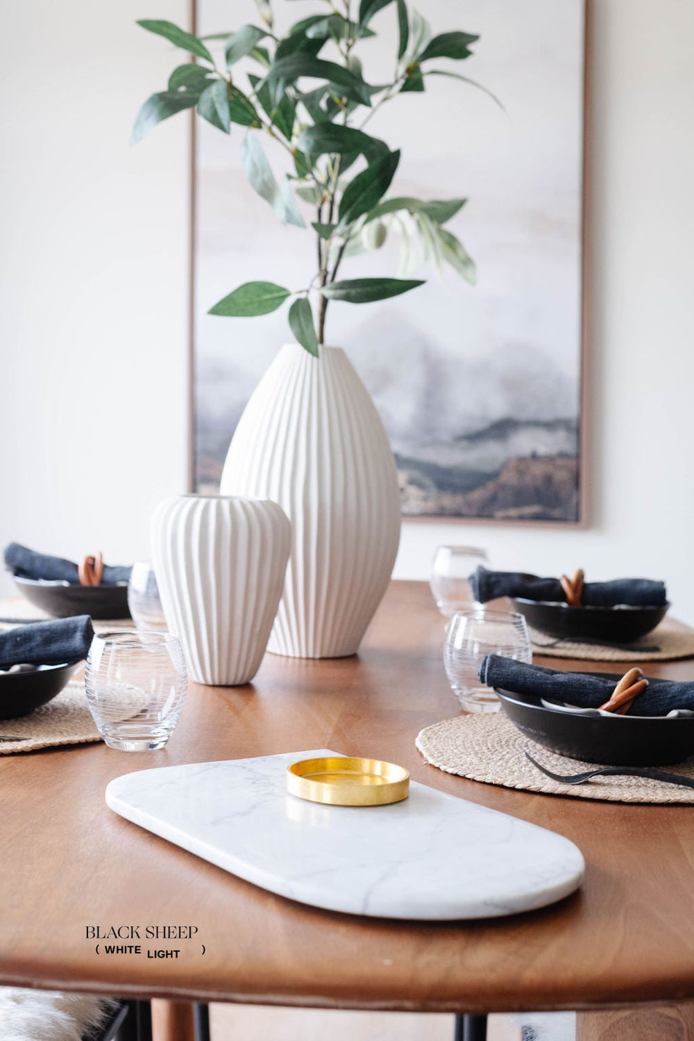 Serviertablett aus Bianco Carrara MarmorEX-STOCK Canada