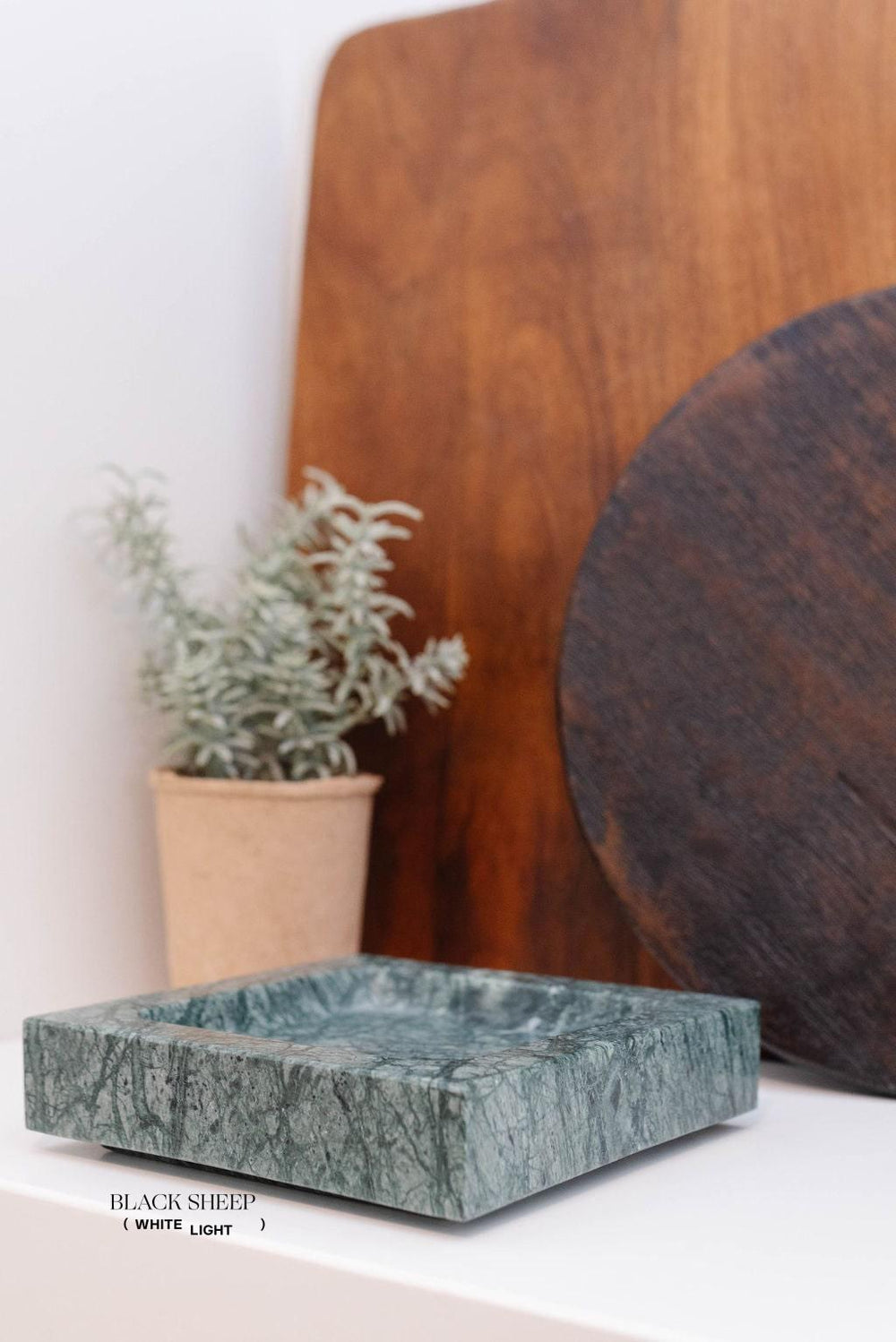 Empress Green Marble Square Tray EX-STOCK Canada