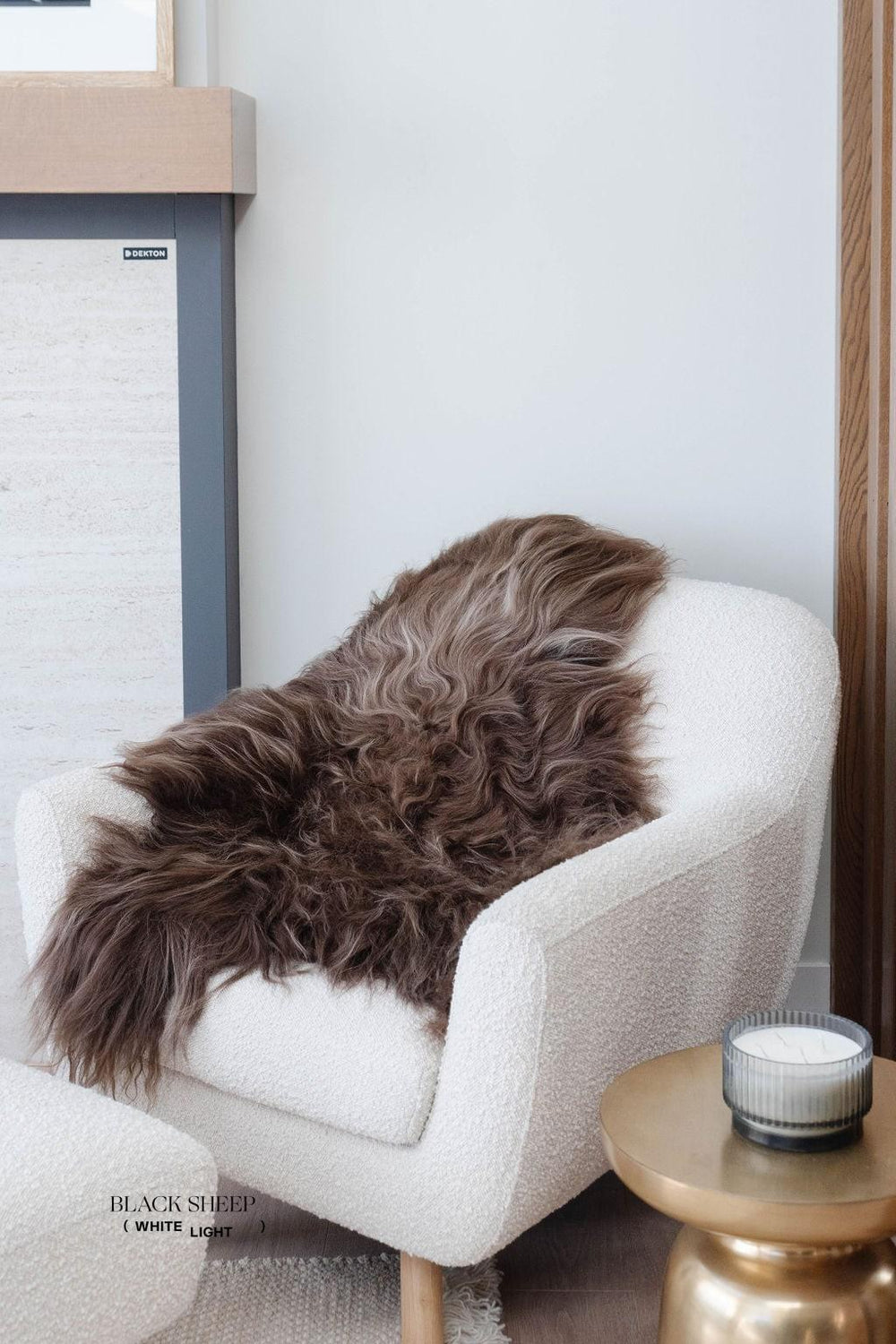 Dark Brown Icelandic Sheepskin EX-STOCK Canada