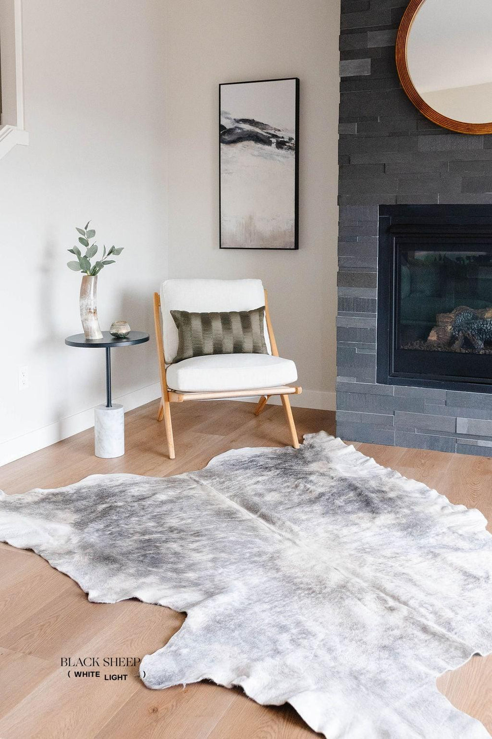 Large Brindle Grey Cowhide Area Rug EX-STOCK Canada