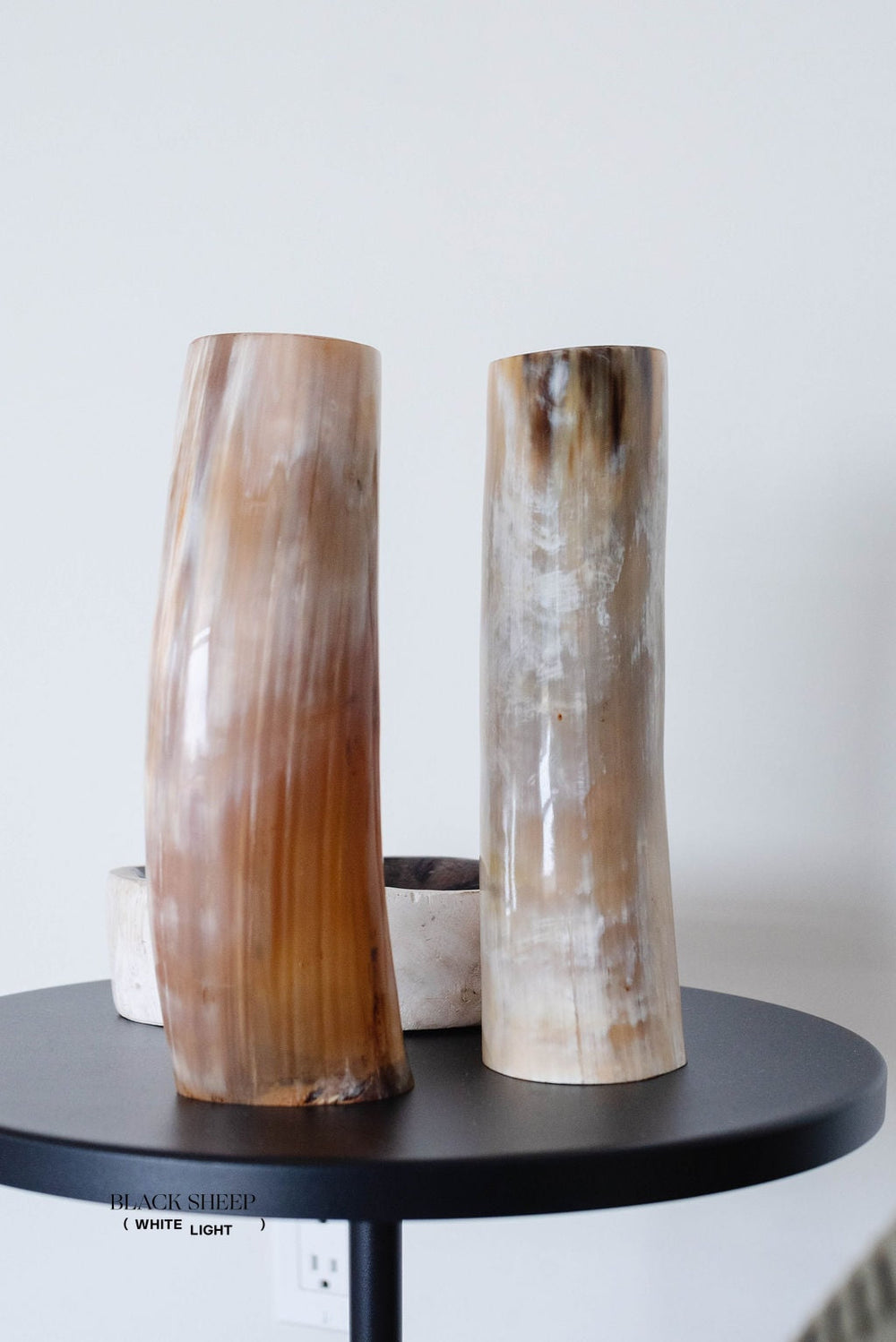 Ankole & Gyr Horn Light Vase EX-STOCK Canada