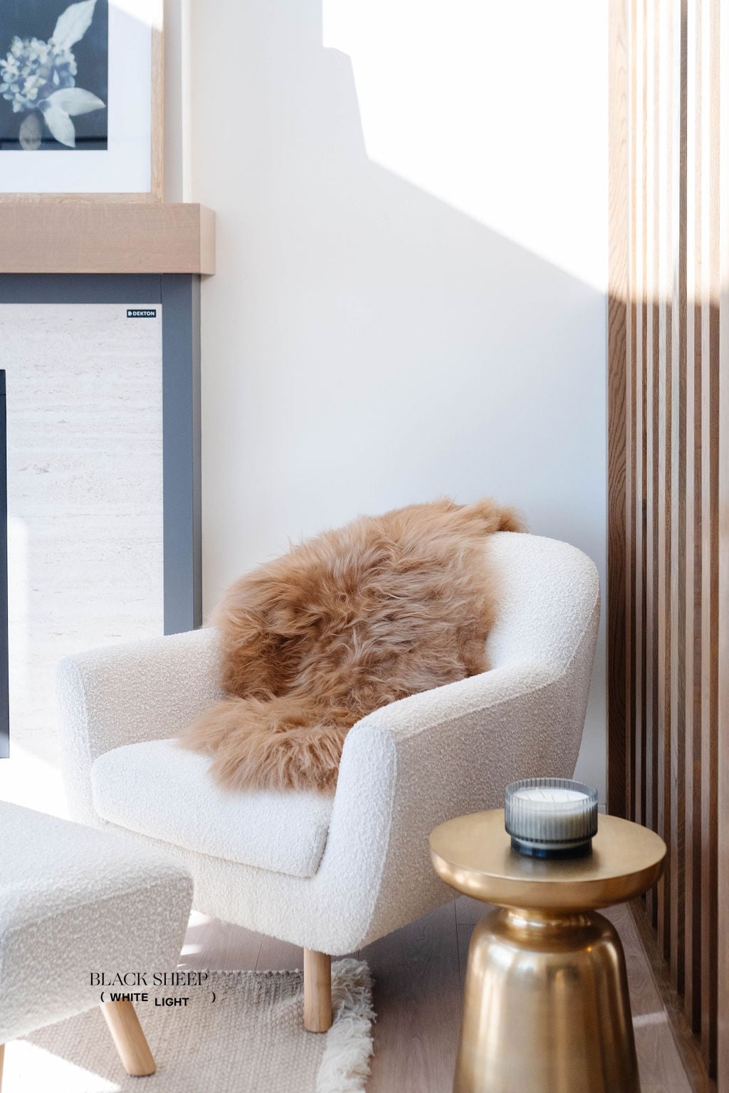 Kamel-Isländisches SchaffellEX-STOCK Canada