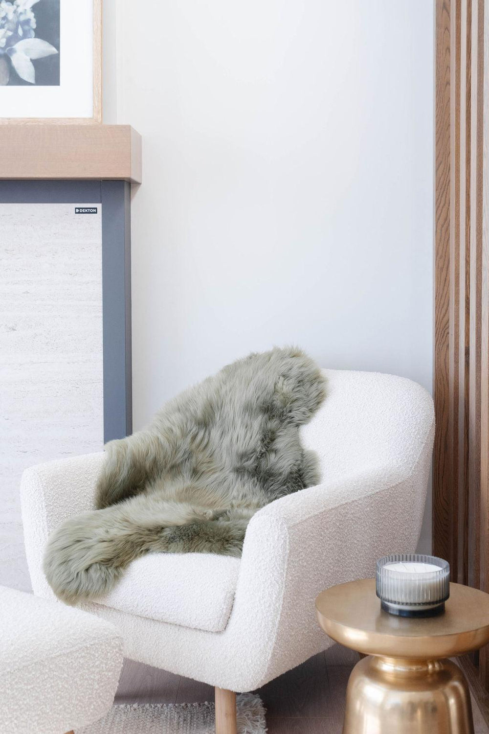 Olive Green Icelandic Sheepskin EX-STOCK Canada