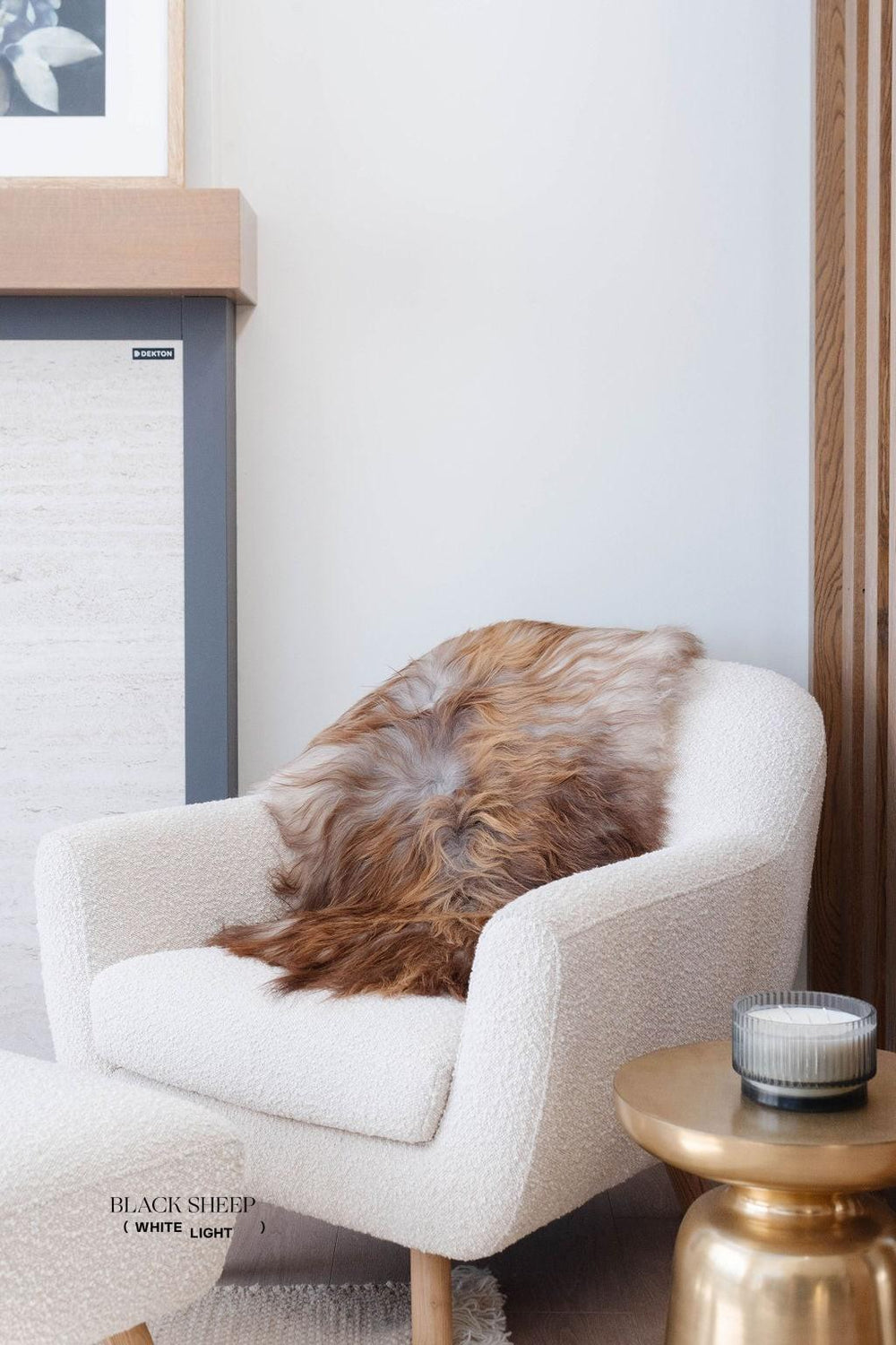 Rare Rusty Grey Icelandic Sheepskin EX-STOCK Canada