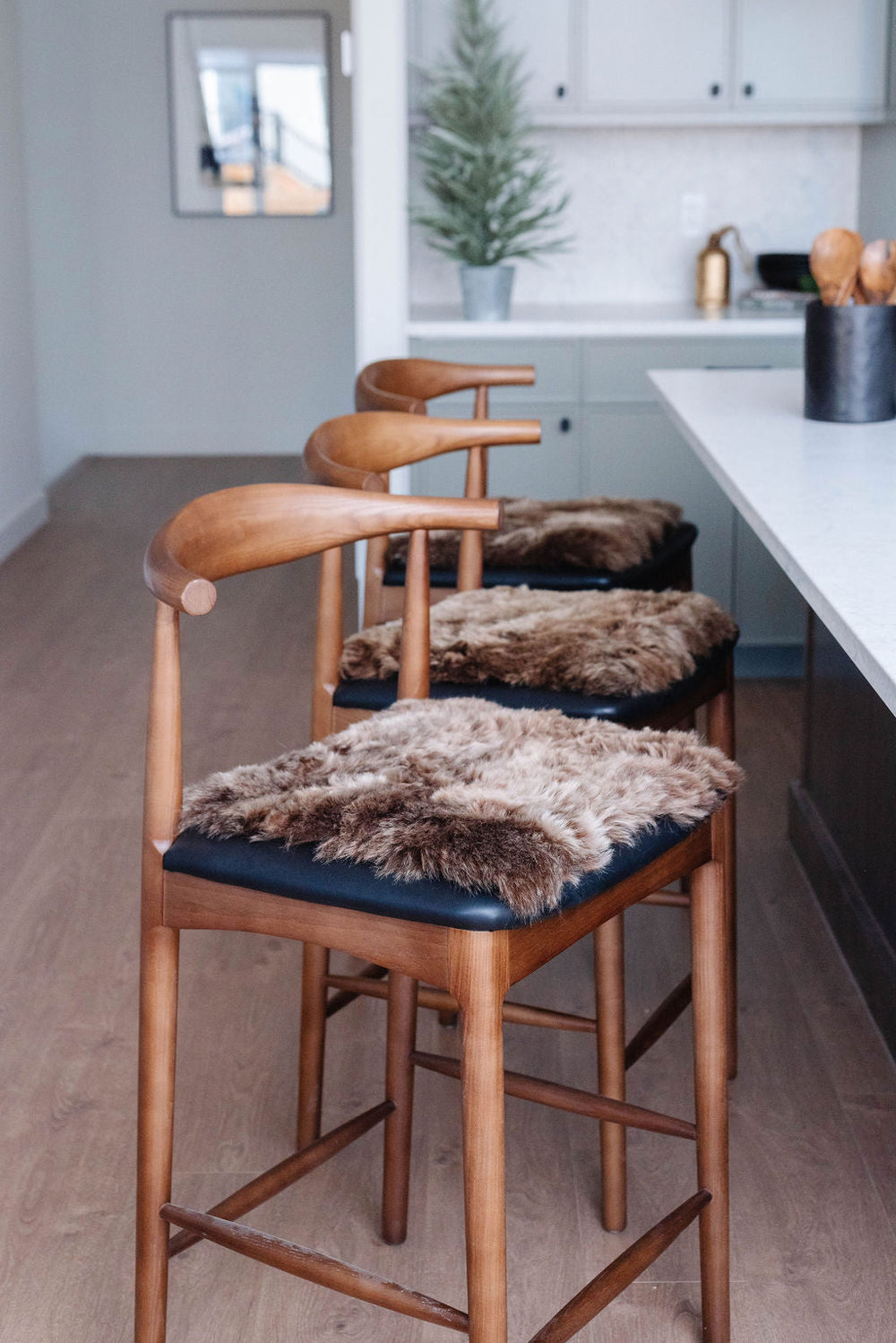 Shorn Brown Icelandic Sheepskin Chair Pad