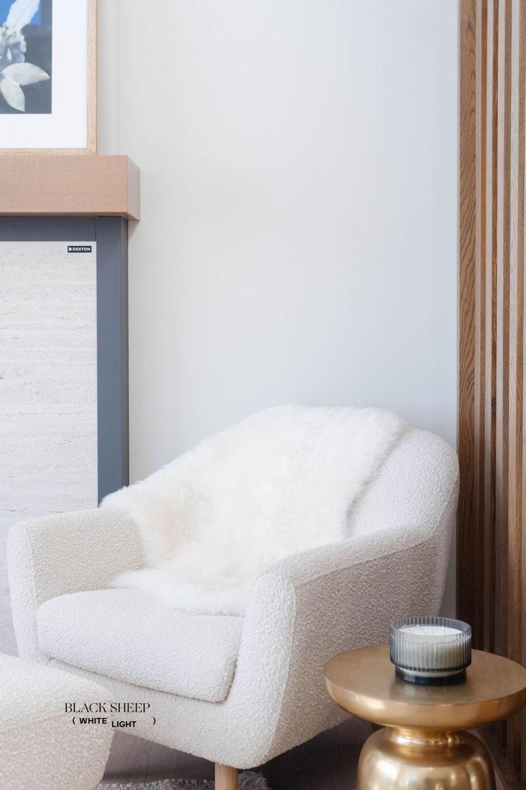 Shorn White Icelandic Sheepskin EX-STOCK Canada