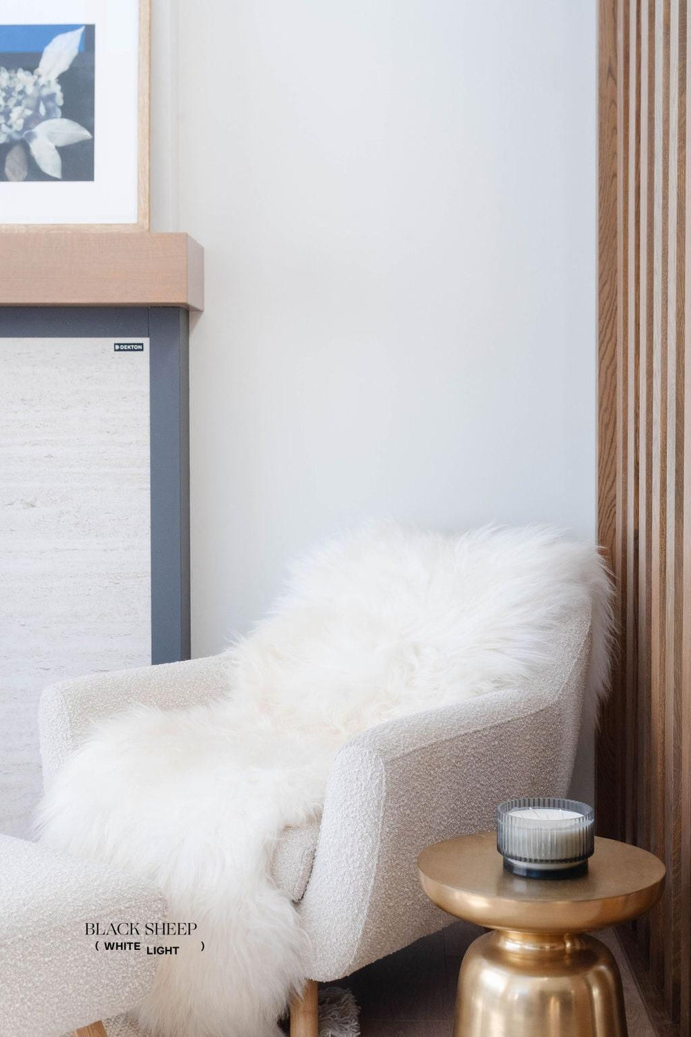 Peau de mouton islandaise double blancheEX-STOCK Canada