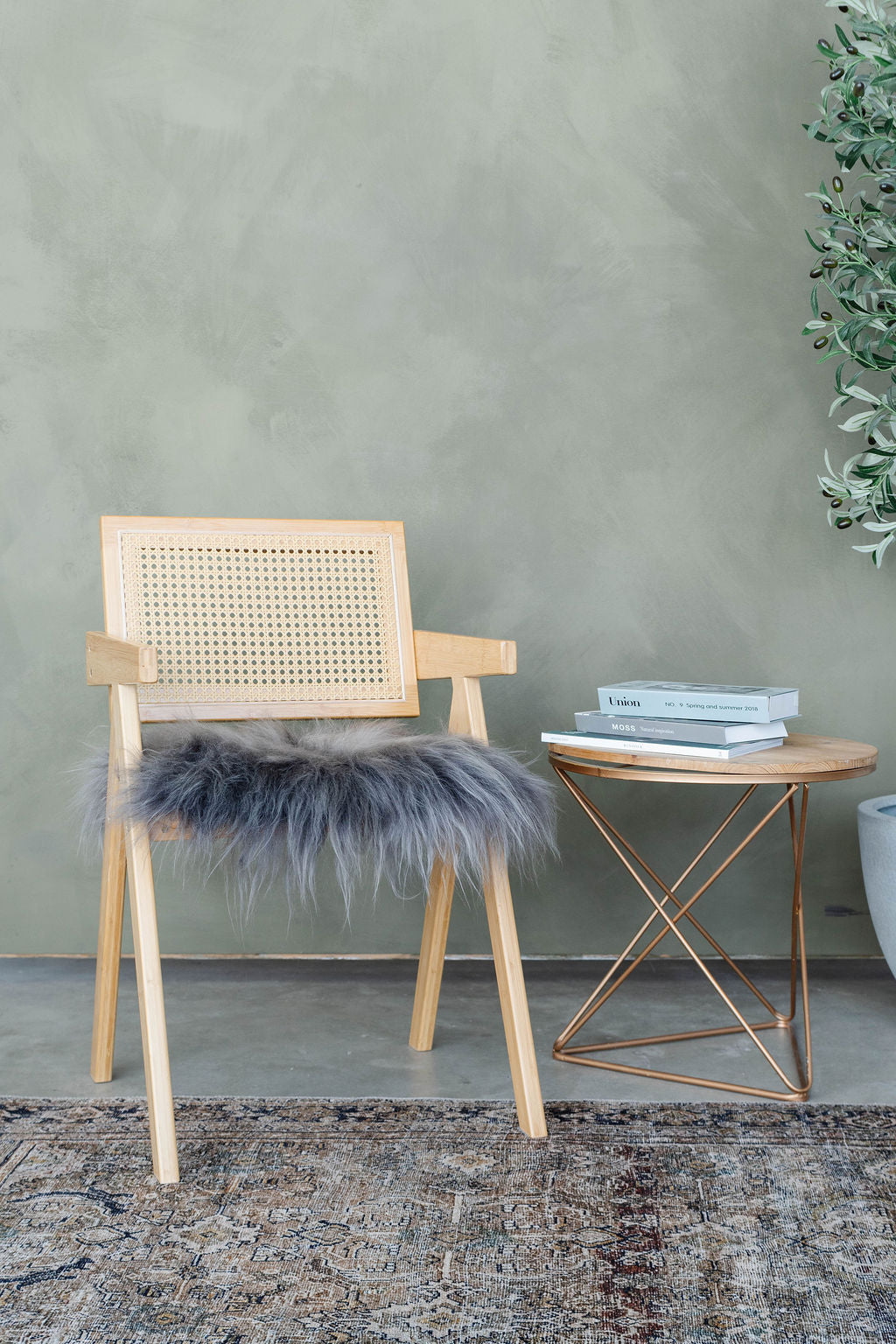 Mineral Icelandic Sheepskin Chair Pad