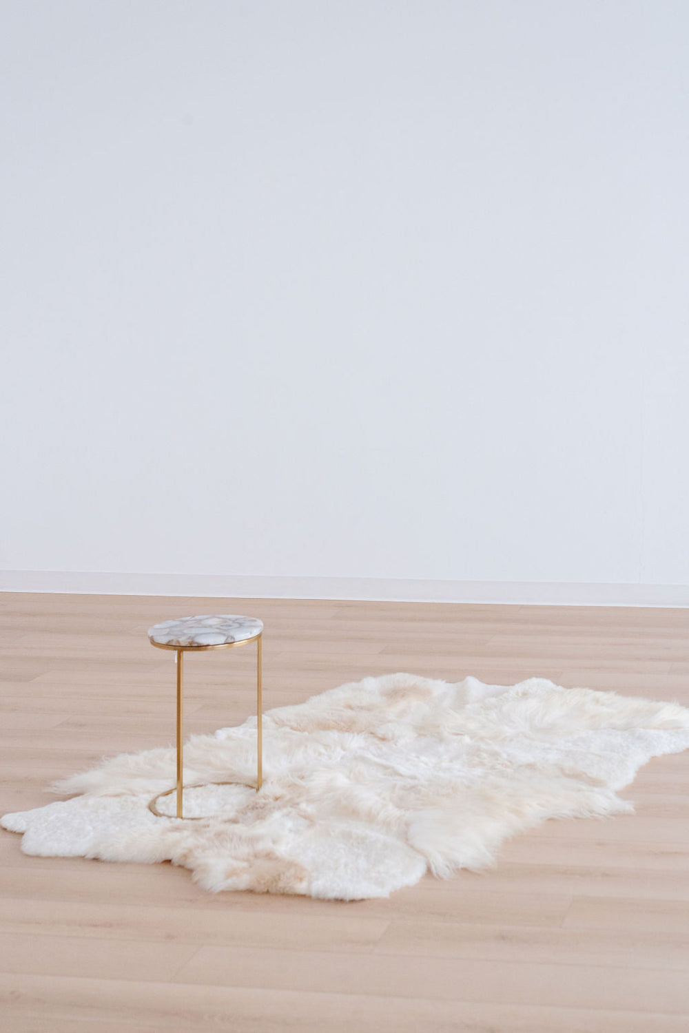 Brauner Melange SchaffellteppichEX-STOCK Canada