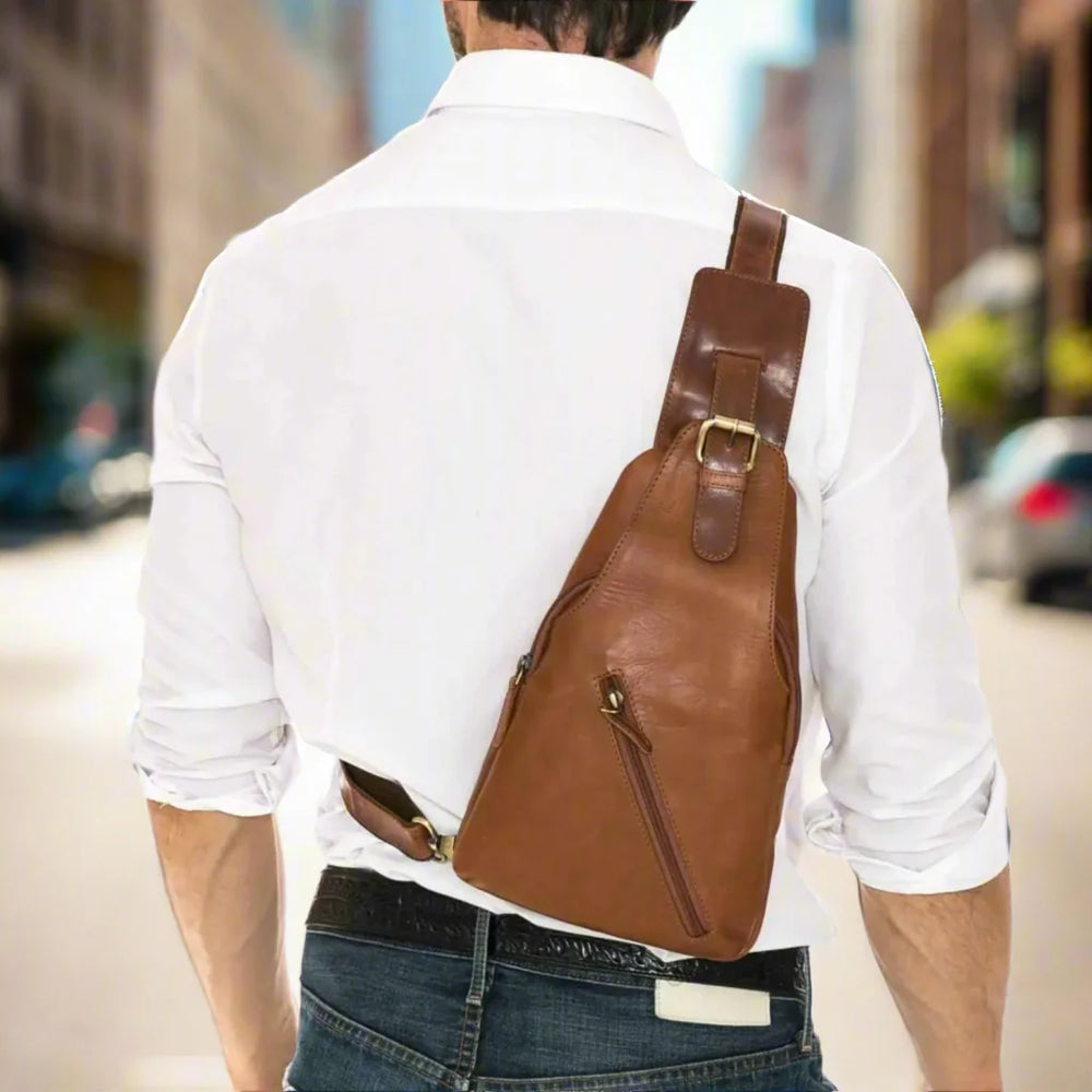 Premium Handcrafted Leather Sling Bag | Backpack | Crossbody Messenger Bag EX-STOCK Canada