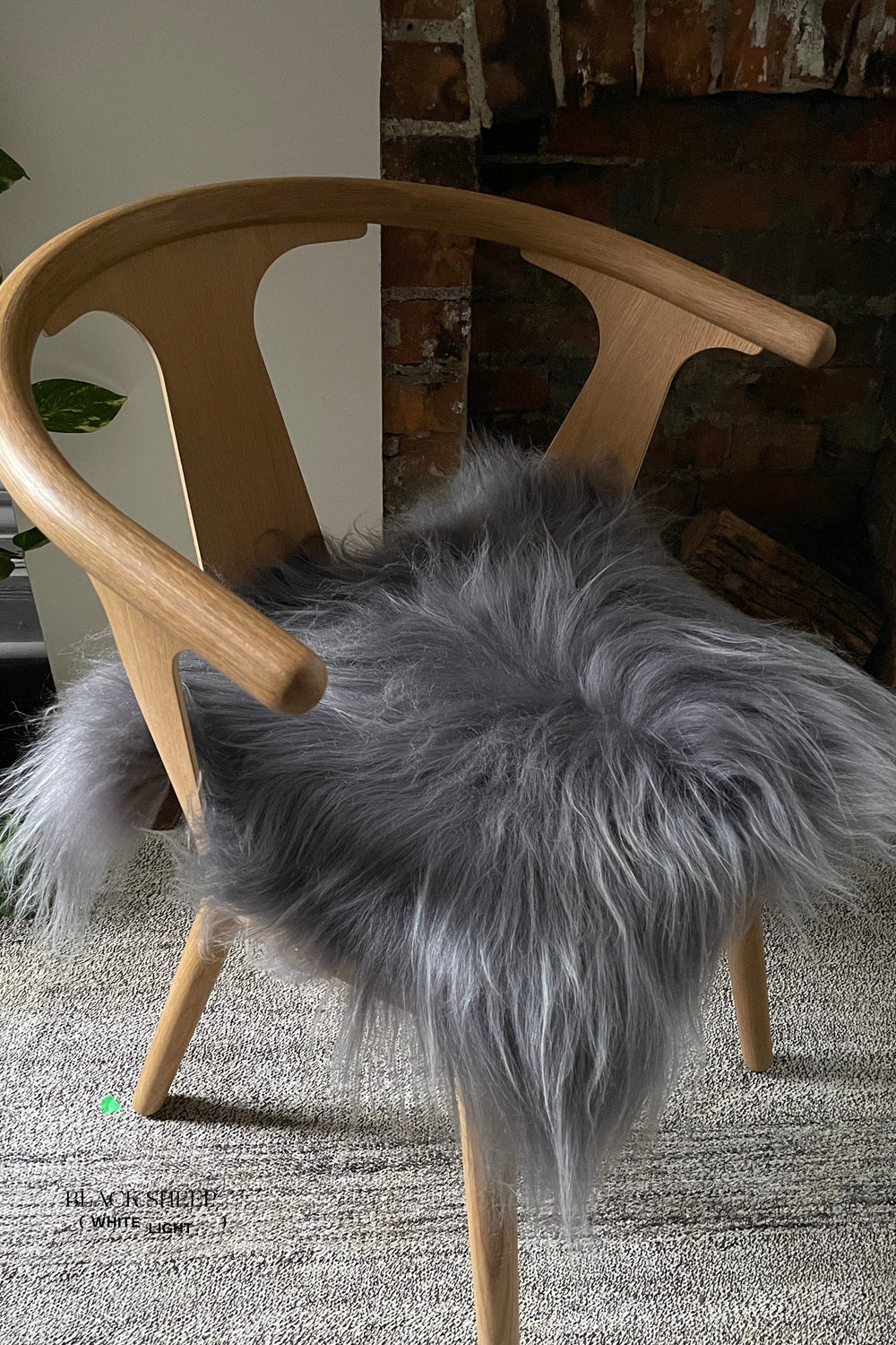 Silver Icelandic Sheepskin Chair Pad