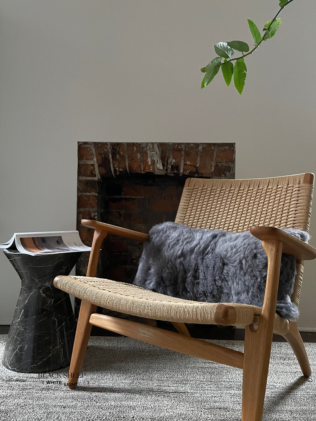 Rechteckiger geschorener Silber-Isländischer Schaffell-KissenbezugEX-STOCK Canada