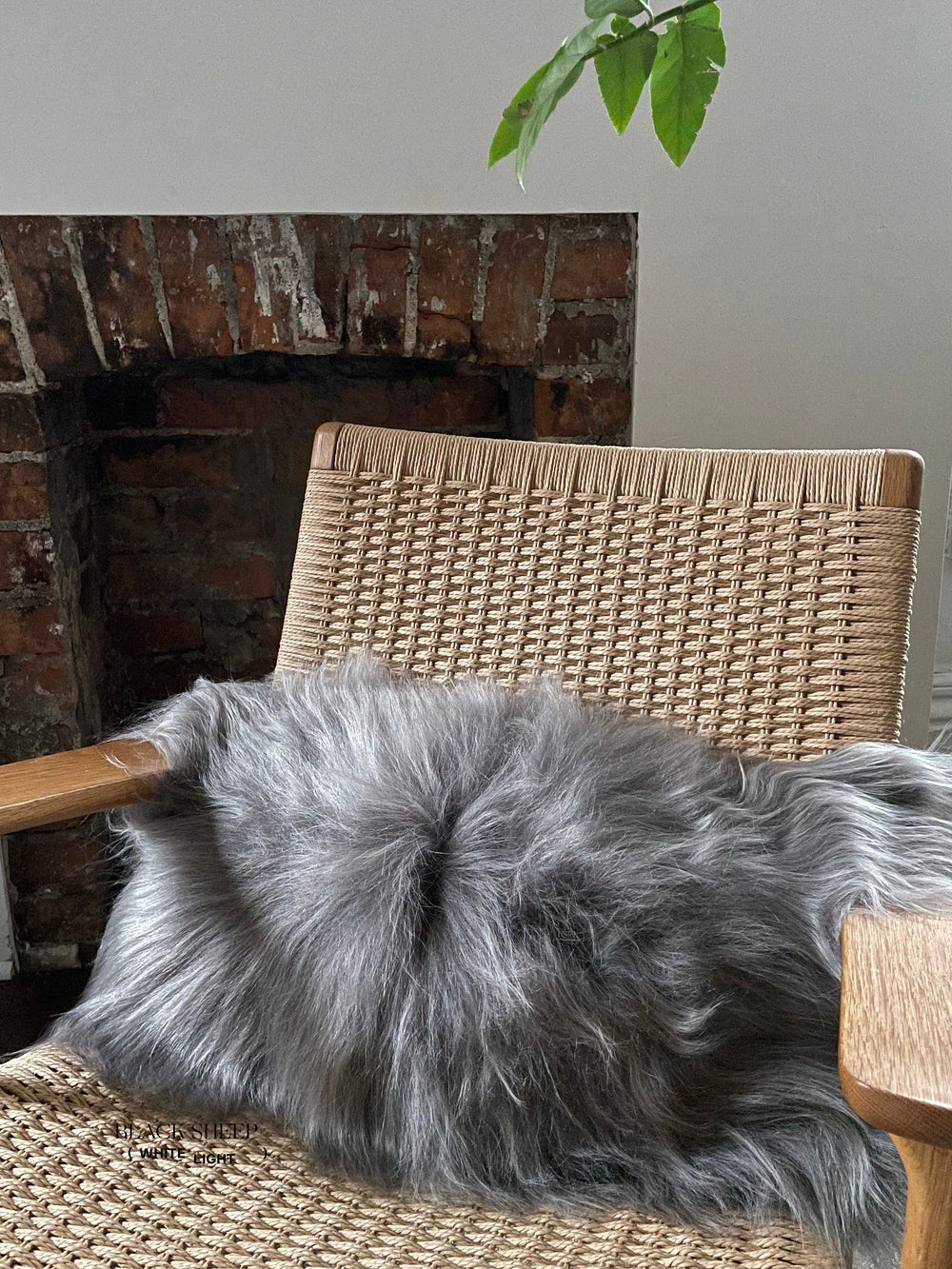 Rechteckiger Mineralischer Isländischer Schaffell-KissenbezugEX-STOCK Canada