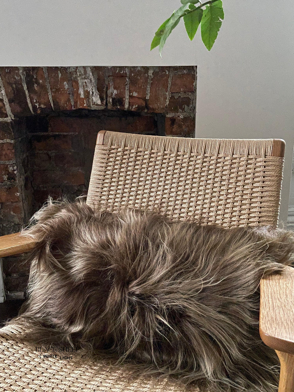 Rectangular Brown Icelandic Sheepskin Pillow Cover EX-STOCK Canada