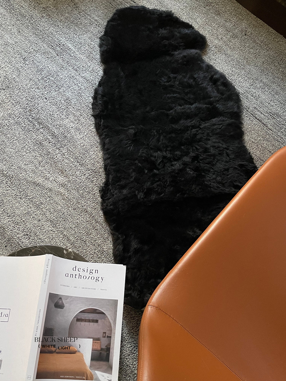 Shorn Black Double Icelandic Sheepskin EX-STOCK Canada