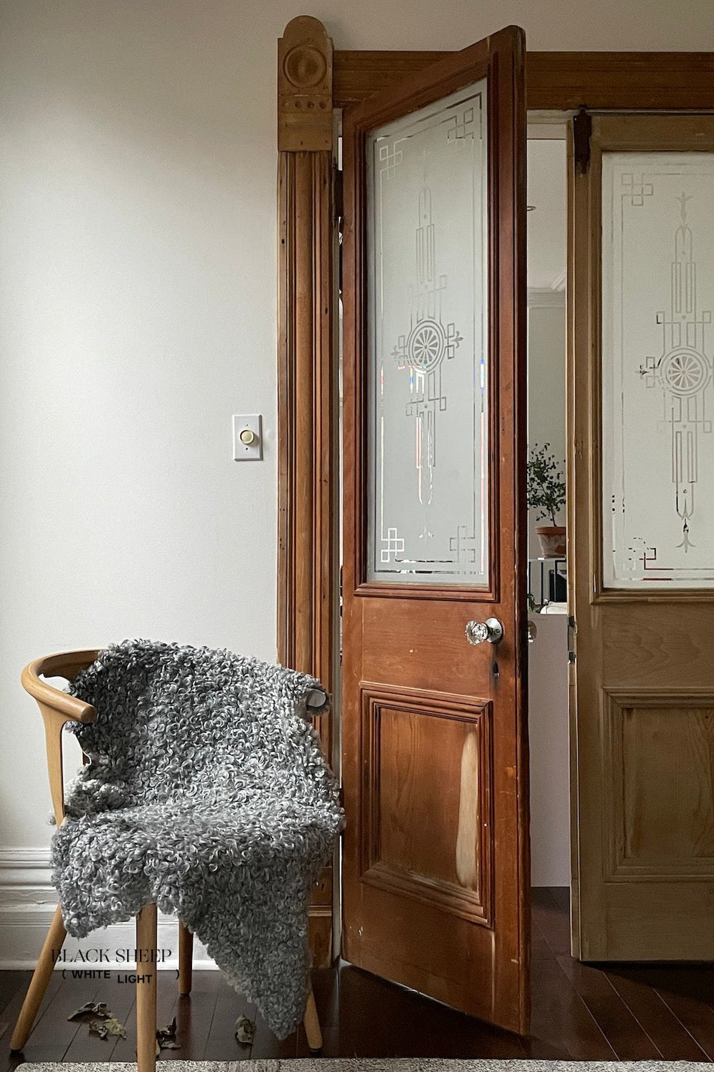 Grey Short Wool Gotland Sheepskin