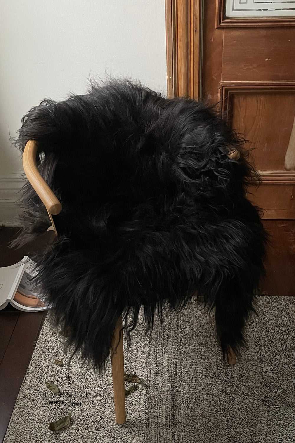 Black Icelandic Sheepskin