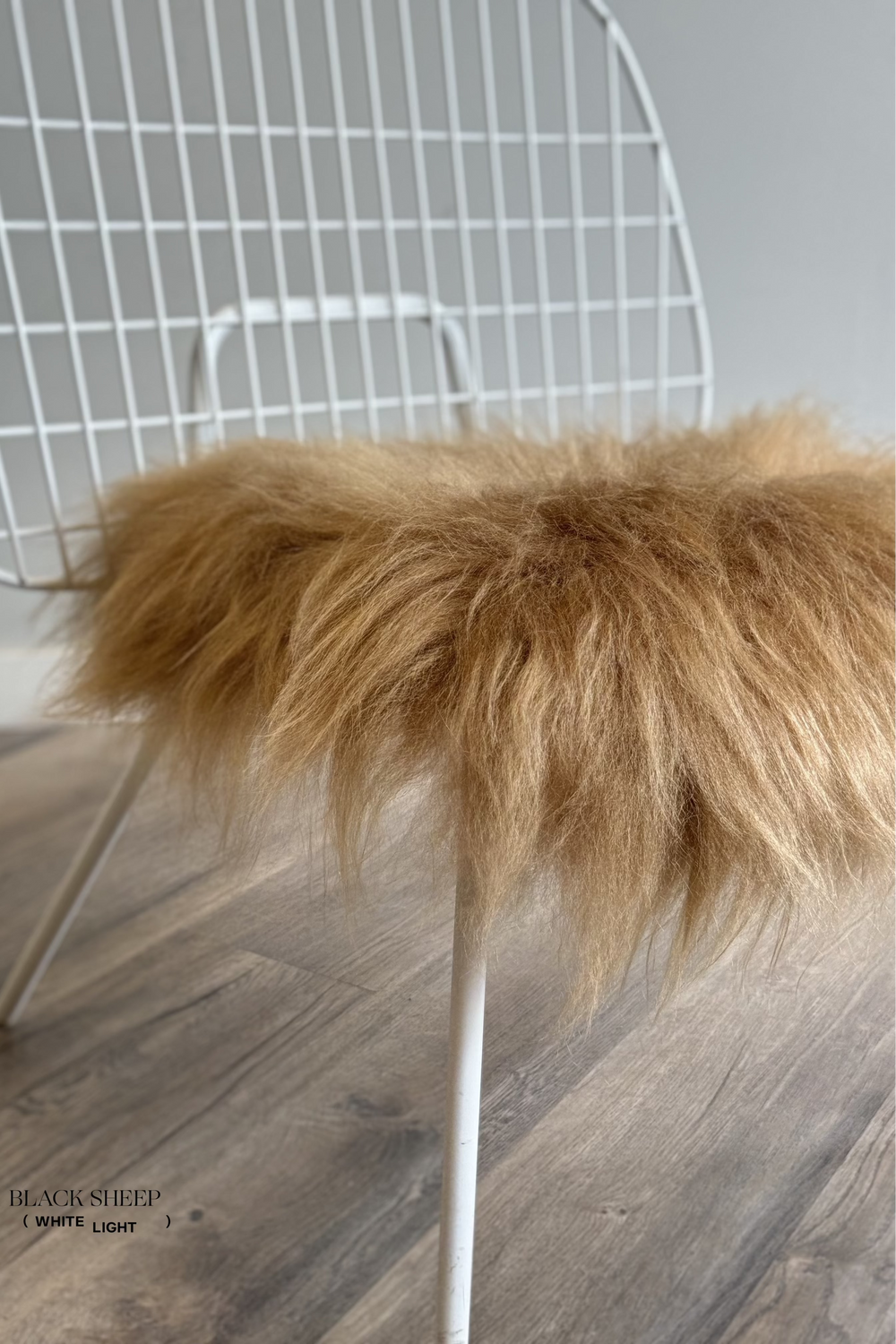 Camel Icelandic Sheepskin Chair Pad