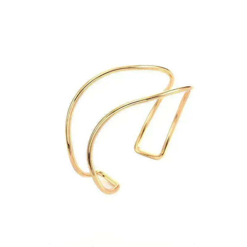 Irregular Gold Wave Bracelet Adjustable - EX-STOCK Canada