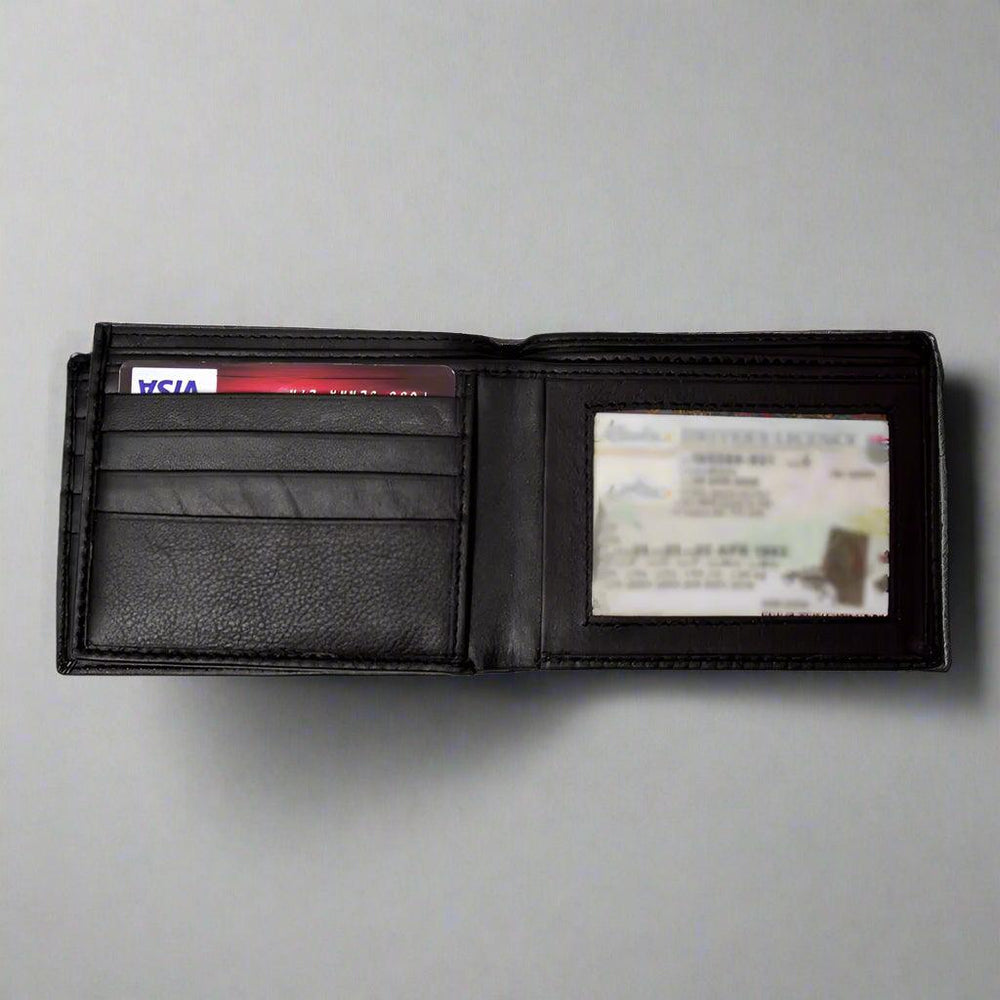 JBG International Men's Center Wing Bifold Leather RFID Wallet EX-STOCK Canada