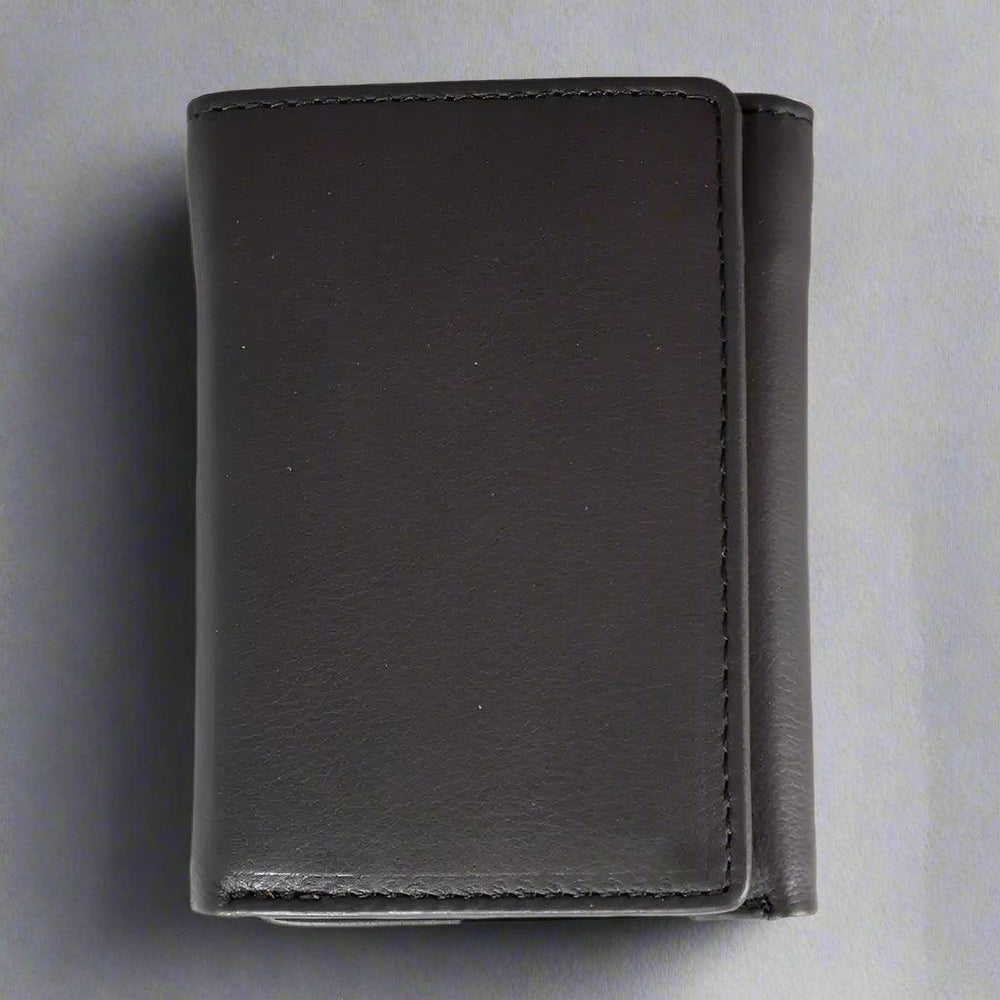 Portefeuille en cuir trifold à rabat pour hommes JBG InternationalEX-STOCK Canada
