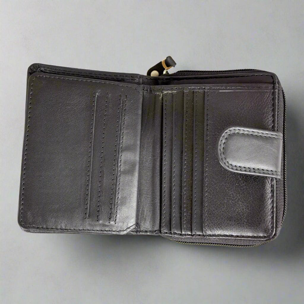 Petit portefeuille en cuir RFID pour femmes JBG InternationalEX-STOCK Canada