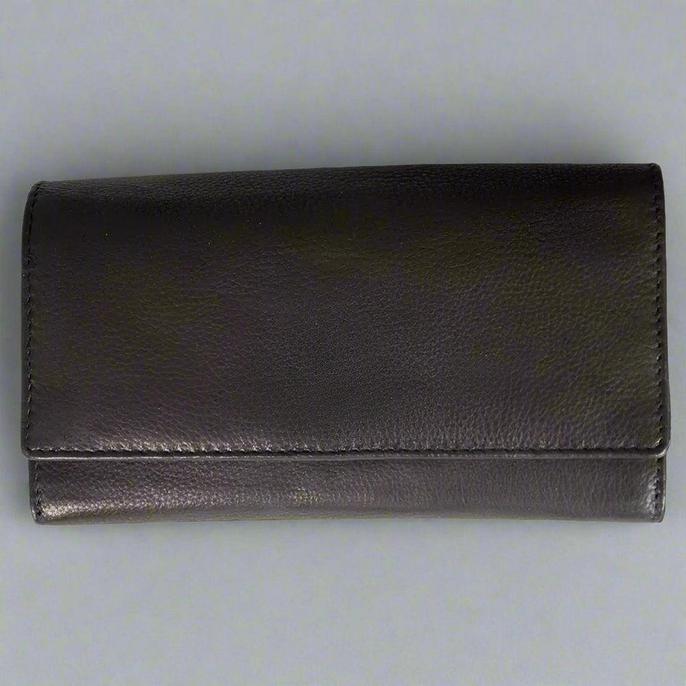 Portefeuille en cuir à triple volet RFID pour femmes JBG InternationalEX-STOCK Canada