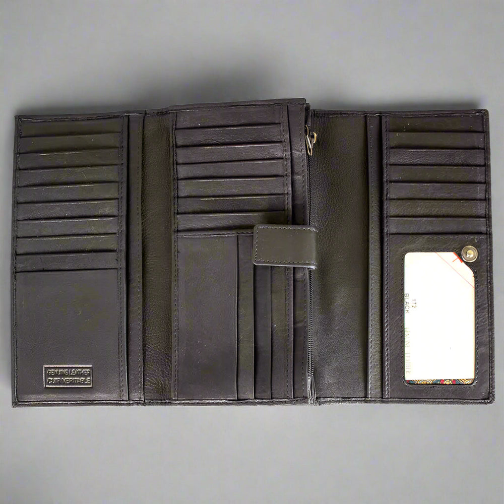 Portafoglio Trifold in Pelle con RFID per Donna JBG InternationalEX-STOCK Canada