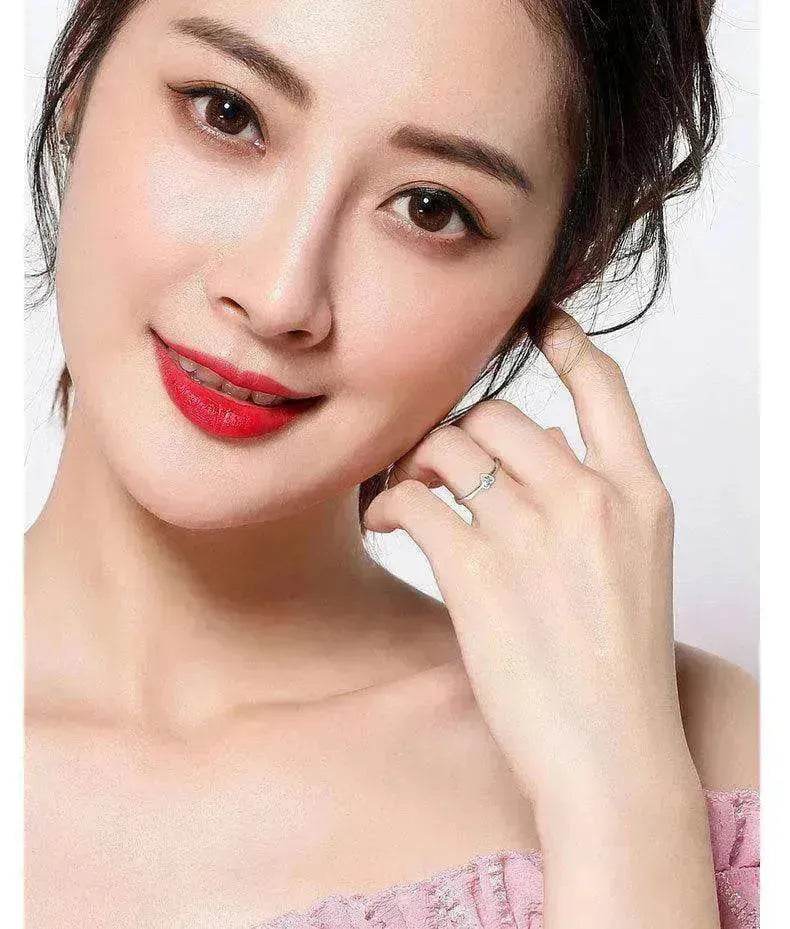 Japanese & Korean Style Unisex Heart To Heart Love Ring - EX-STOCK Canada