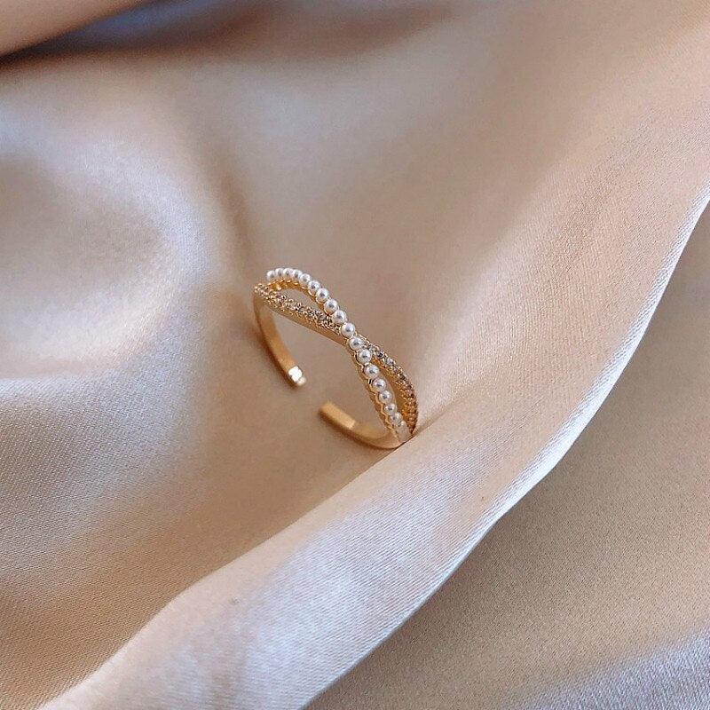 Anello al dito indice da donna giapponese di lusso leggero e sempliceEX-STOCK Canada