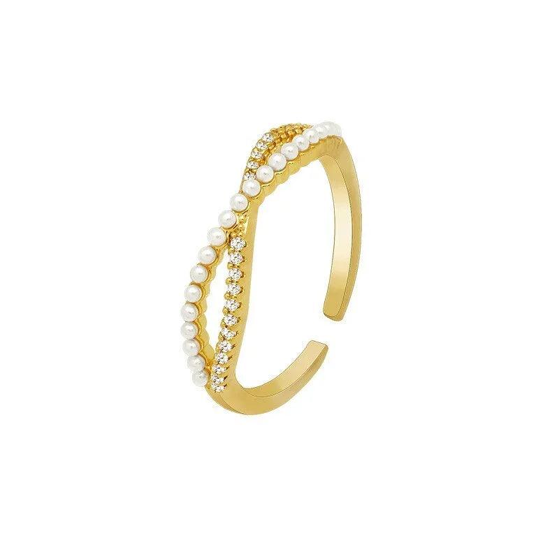 Anello al dito indice da donna giapponese di lusso leggero e sempliceEX-STOCK Canada