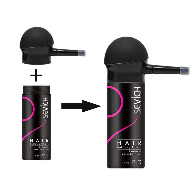 Keratin Hair Fiber Spray Applicator Hair Building Fiber Applicator Spray Nozzle Hair Sprays For Hair Loss Extensions EX-STOCK Canada