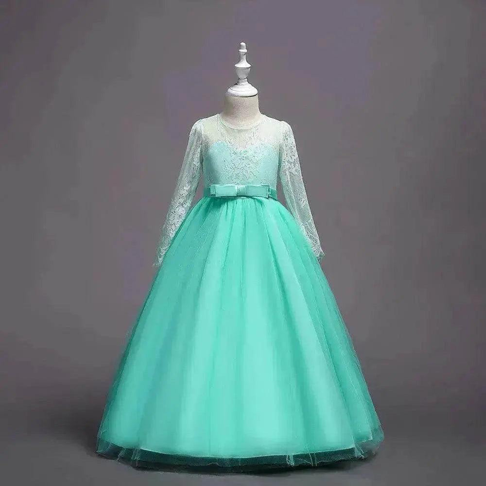 Kids Long Flower Girl Kleid – EX-STOCK Canada