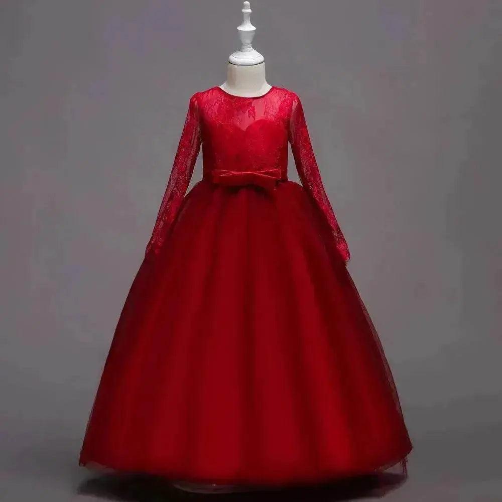 Kids Long Flower Girl Kleid – EX-STOCK Canada