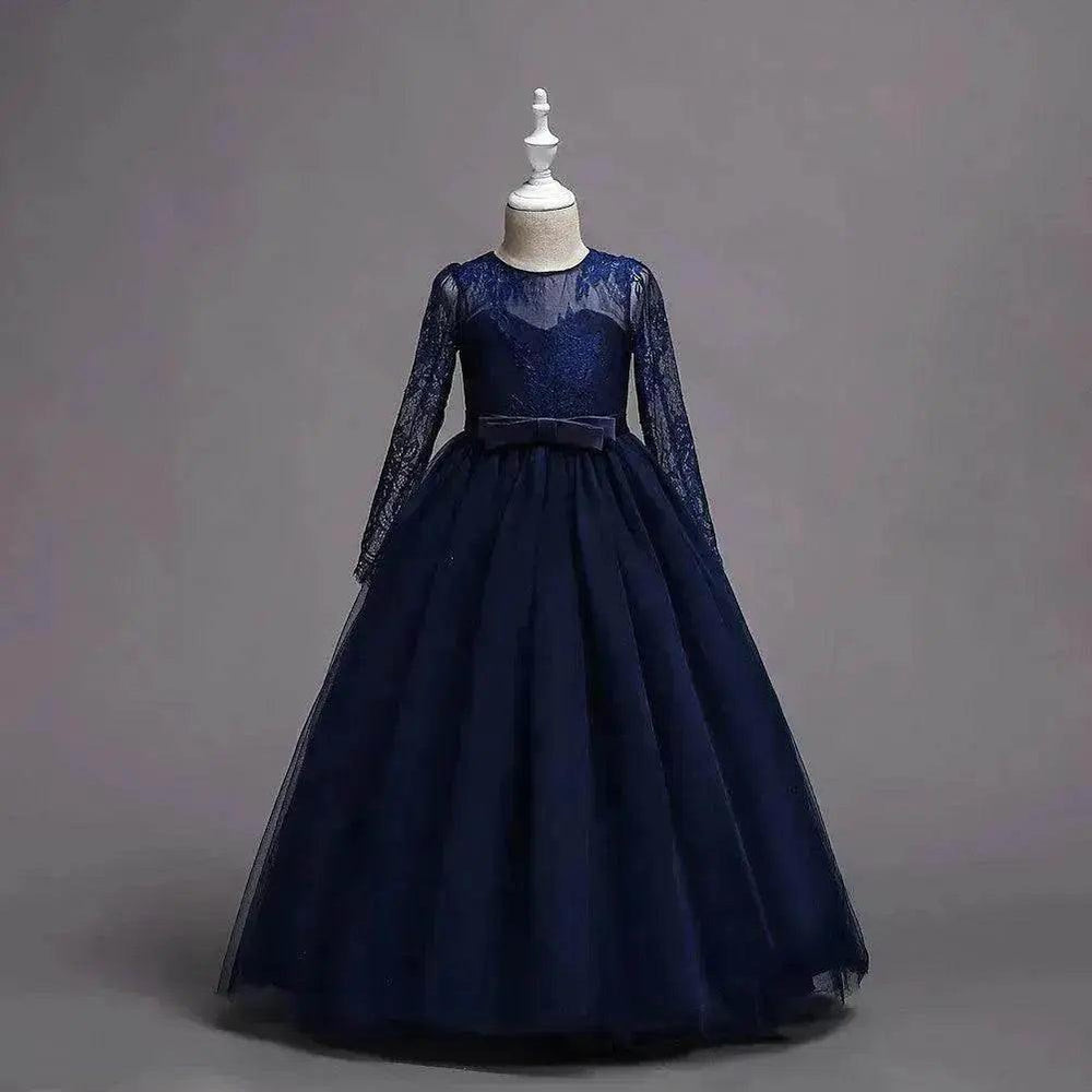 Kids Long Flower Girl Kleid – EX-STOCK Canada