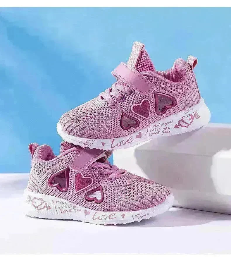 Kids Mesh Sneakers Cute Cartoon Sport Shoes - EX-STOCK CANADA