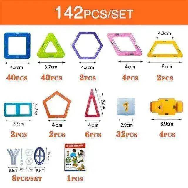 Kids' Magnetic Building Blocks DIY Magnet Toys - Construction Set Gifts - EX-STOCK Canada
