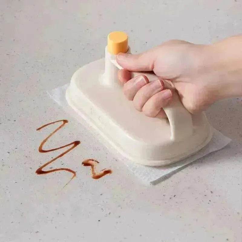 Kitchen Bath Toilet Clean Brush Glass Wall Bath Handle Rag Ceramic Window Slot Clean Brush Kitchen Gadgets - EX-STOCK Canada