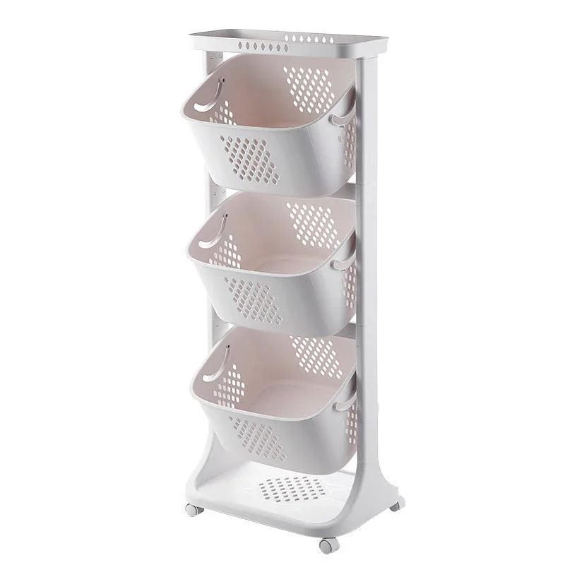 Panier de rangement pour légumes de cuisine Support de rangement en plastiqueEX-STOCK Canada