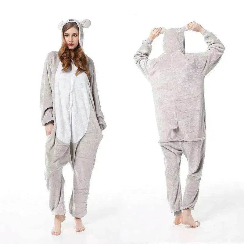 Koala cartoon animal Flannel Pajamas - EX-STOCK Canada