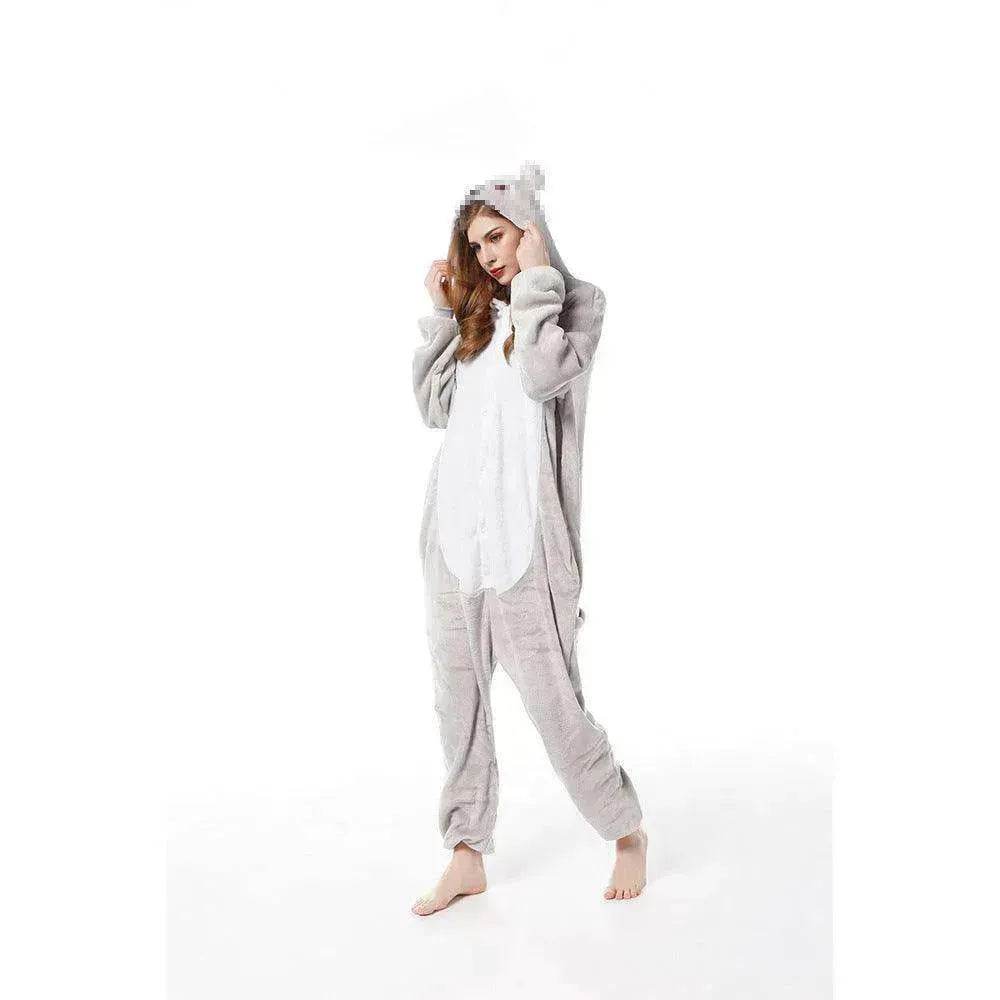 Koala cartoon animal Flannel Pajamas - EX-STOCK Canada