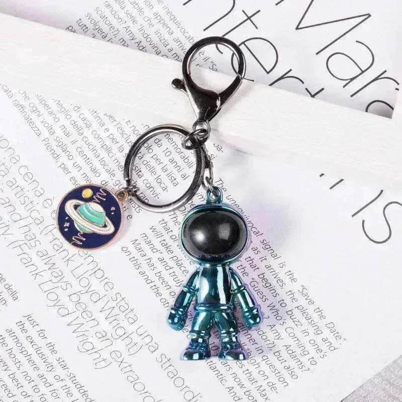 Korean Hip Hop Fashion Cross Spaceman Necklace Keychain - EX-STOCK Canada
