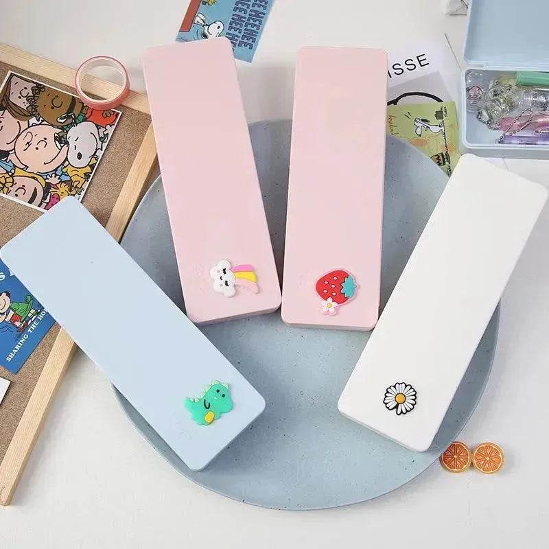 Korean version of ins candy color cartoon pencil case - EX-STOCK Canada