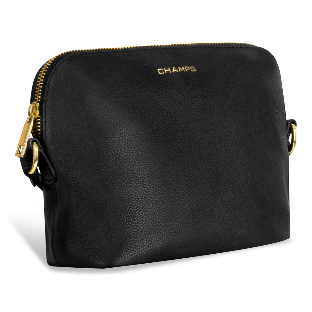 Sac à bandoulière en cuir avec fermeture éclair sur le dessus GalaEX-STOCK Canada
